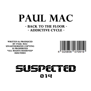 Paul Mac – Back To The Floor - Suspected Paul Mac – Back To The Floor - Suspected