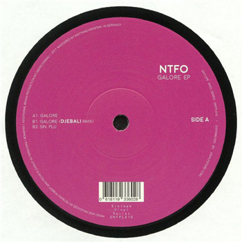 NTFO ?– Galore EP - Sintope Vinyl Series