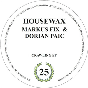 Markus Fix & Dorian Paic - Crawling EP - Housewax