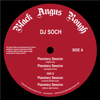DJ Soch – Planetary Session - Black Angus Rough DJ Soch – Planetary Session - Black Angus Rough