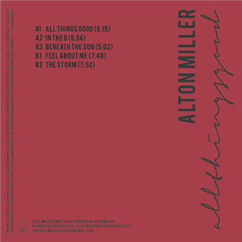 Alton Miller - All Things Good E.P - Waellas Choice