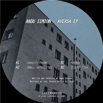 Andu Simion - Aversa EP - Cakeman Records Andu Simion - Aversa EP - Cakeman Records