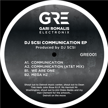 DJ SCSI - Communication EP - GRE Gari Romalis Electronix