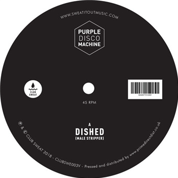 Purple Disco Machine - Dished (Male Stripper) - Club Sweat Purple Disco Machine - Dished (Male Stripper) - Club Sweat