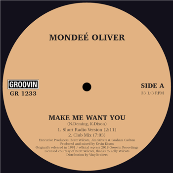 Mondee Oliver - Groovin Recordings