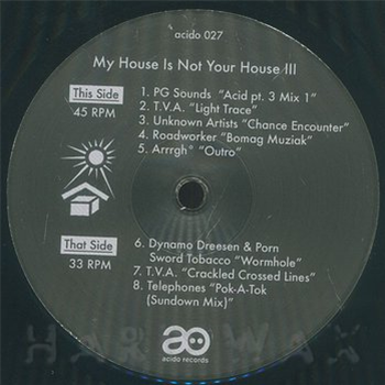 My House Is Not Your House III - Various Artists - Acido