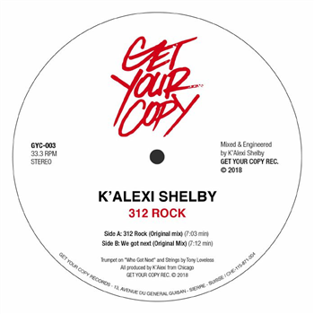 KALEXI SHELBY - 312 Rock - Get Your Copy