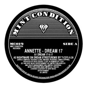 ANNETTE - DREAM 17 (DERRICK MAY REMIX) - MINT CONDITION