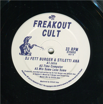 DJ Fett Burger & Stiletti Ana - 358 MEN (2 X LP) - Freak Out Cult