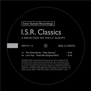 I.S.R. CLASSICS - A REFLECTION ON THE S.F. AUGHTS EP - Inner Sunset Recordings