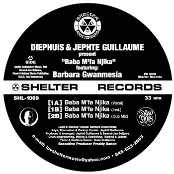 DIEPHUIS & JEPHTE GUILLAUME - BABA MFA NJIKA FEAT. BARBARA GWANMESIA - SHELTER RECORDS