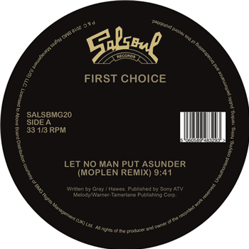 CANDIDO / FIRST CHOICE - JINGO / LET NO MAN PUT ASUNDER (MOPLEN EDITS) - SALSOUL