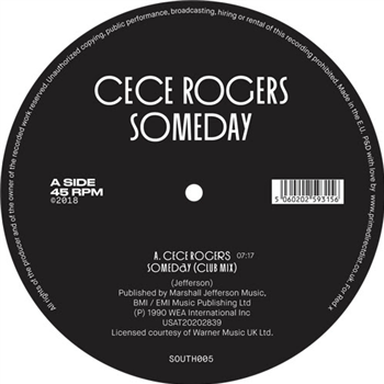 Ce Ce Rogers - Someday - SOUTH STREET