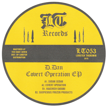 D.Dan - Covert Operation EP (Black & Yellow Marbled Vinyl) - Lobster Theremin
