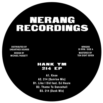 Hank YM - 214 EP - Nerang Recordings