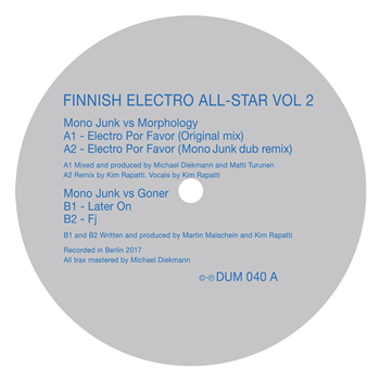 Finnish Electro All-Star Vol 2 - Va - DUM Records