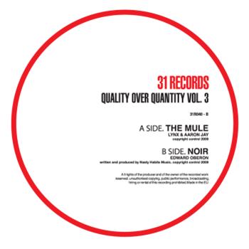 Various Artists – Quality Not Quantity Vol 3 - 31 Records