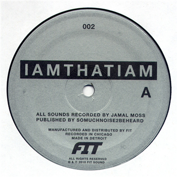 IAMTHATIAM aka JAMAL MOSS - The Invisible Children EP - Fit Sound