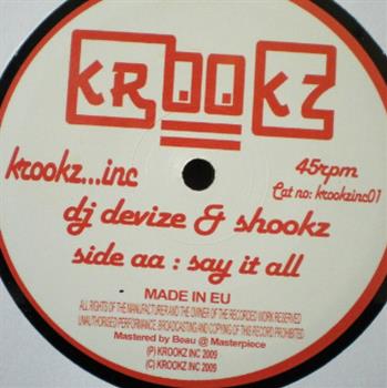 DJ Devize & Shookz - KROOKZINC001