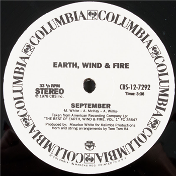 EARTH WIND & FIRE - Columbia EARTH WIND & FIRE - Columbia