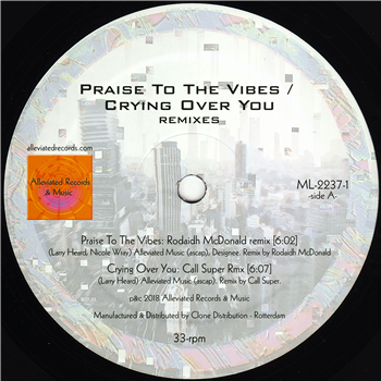 Mr. Fingers - Praise to the Vibes / Crying Over You Remixes - Alleviated