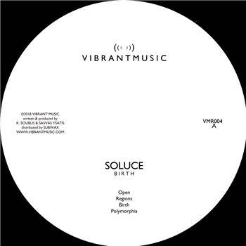 Soluce - Birth (Black Vinyl) - Vibrant Music