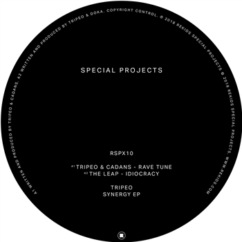 TRIPEO - SYNERGY EP - REKIDS SPECIAL PROJECTS