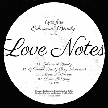 TAPE HISS - Ephemeral Beauty (Joey Anderson mix) - Love Notes
