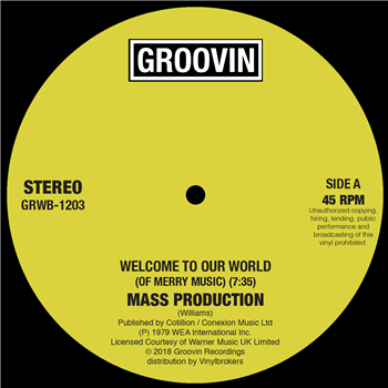MASS PRODUCTION  - Groovin Recordings