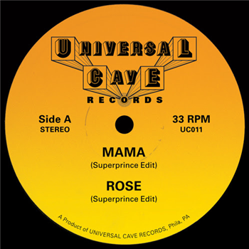 Superprince - Superprince Edits - UNIVERSAL CAVE RECORDS Superprince - Superprince Edits - UNIVERSAL CAVE RECORDS