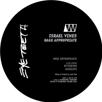 Israel Vines - Rage Appropriate - EYE TEETH Israel Vines - Rage Appropriate - EYE TEETH