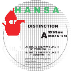 DISTINCTION - THATS THE WAY I LIKE IT - HANSA