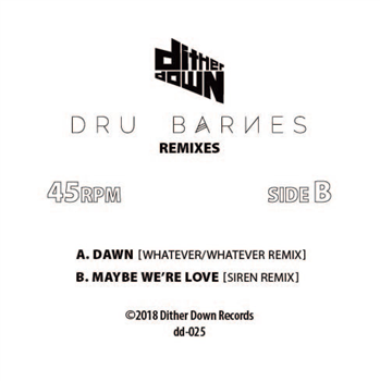 Dru Barnes - Silent Light Remixes - Dither Down Records