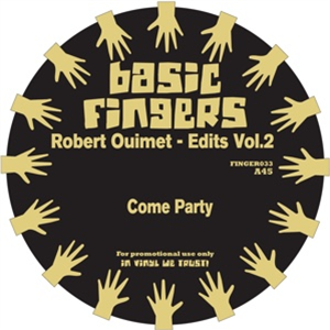 ROBERT OUIMET - EDITS VOL.2 - Basic Fingers ROBERT OUIMET - EDITS VOL.2 - Basic Fingers