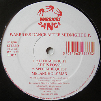 Warriors Dance After Midnight EP - Va - WARRIORS DANCE