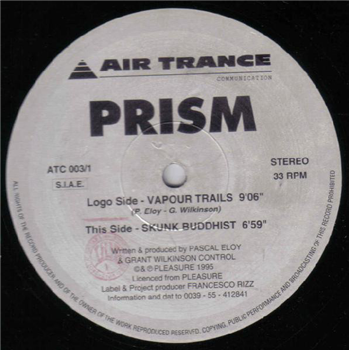 PRISM ?– VAPOUR TRAILS (2 x 12) 1995 Original Press - AIR TRANCE 