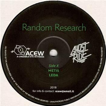 A Credible Eye Witness & Ghost Ride - ACEW A Credible Eye Witness & Ghost Ride - ACEW