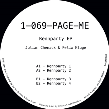 Julian Chenaux & Felix Kluge - Rennparty EP - 1-069-PAGE-ME