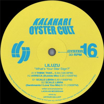 LILUZU - WHATS YOUR STAR SIGN? EP - Kalahari Oyster Cult 