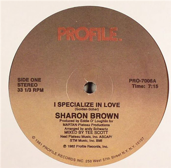 Sharon Brown - I Specialize in Love - PROFILE