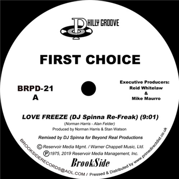 First Choice - Love Freeze (DJ Spinna) - BROOKSIDE MUSIC First Choice - Love Freeze (DJ Spinna) - BROOKSIDE MUSIC