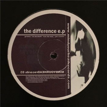 V/a - The Difference EP - Mindyourhead Records