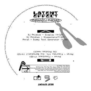 Phran / DJ Phidias - Latent Effect - Best Effort Phran / DJ Phidias - Latent Effect - Best Effort