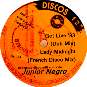 Junior Negro - GET LIVE 83 - D191