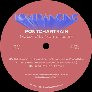 Pontchartrain - Motor City Memories EP - LOVEDANCING