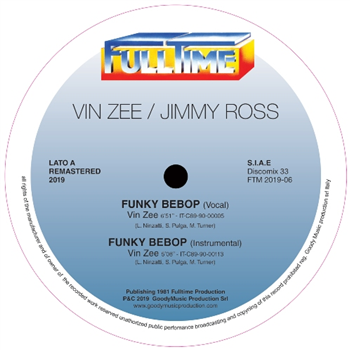 VIN ZEE / JIMMY ROSS - Transparent-orange vinyl  - Fulltime Production