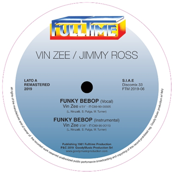 VIN ZEE / JIMMY ROSS - Transparent-orange vinyl - Fulltime Production VIN ZEE / JIMMY ROSS - Transparent-orange vinyl - Fulltime Production