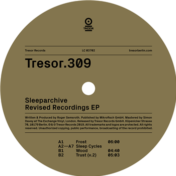 Sleeparchive - Revised Recordings EP - Tresor