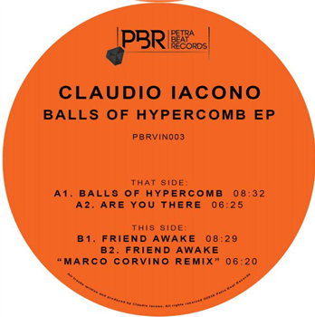 Claudio Iacono - Balls Of Hypercomb - Petra Beat Records