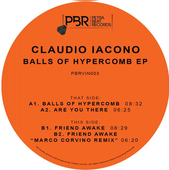 Claudio Iacono - Balls Of Hypercomb - Petra Beat Records Claudio Iacono - Balls Of Hypercomb - Petra Beat Records